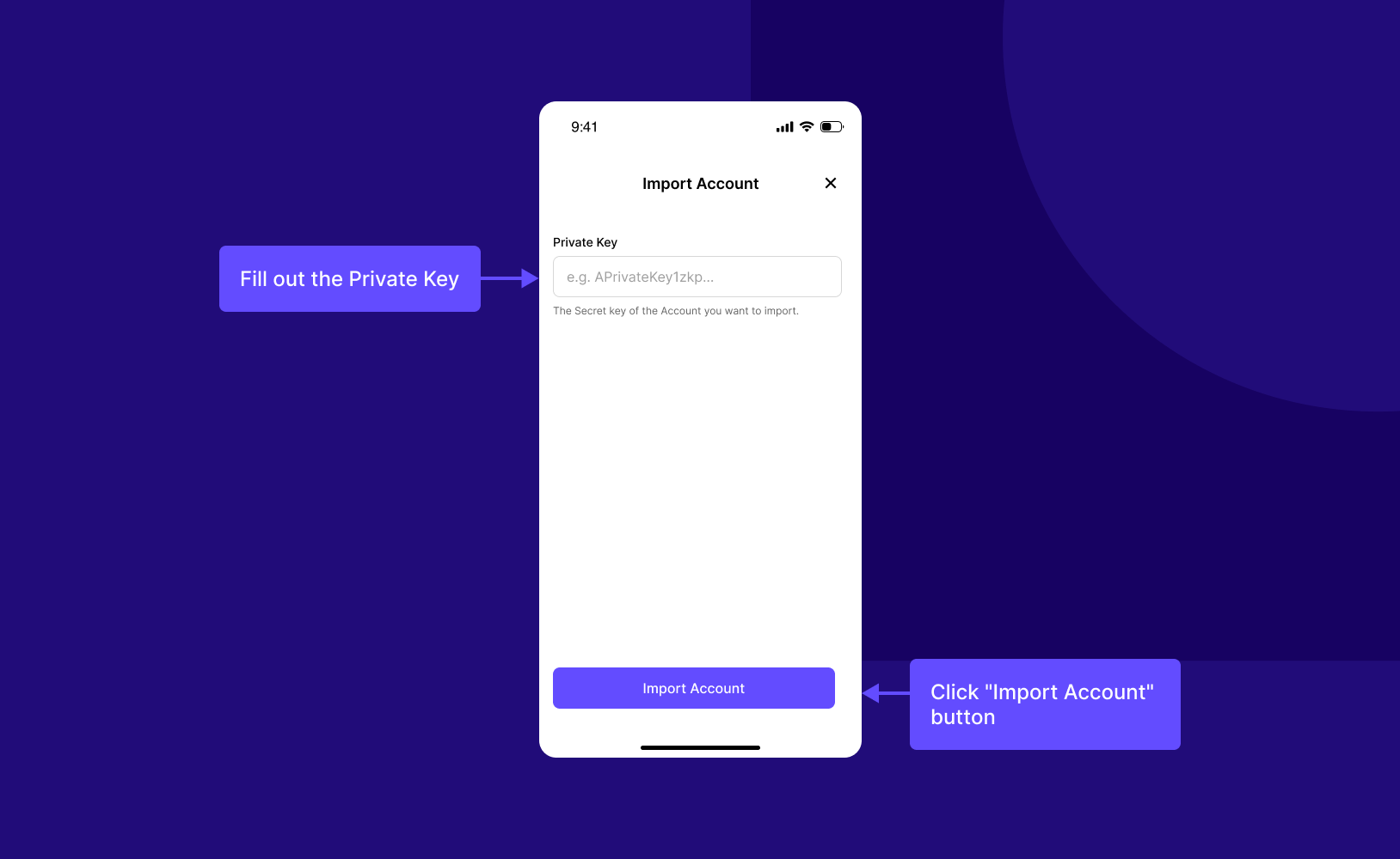Import an account using its View Key 2.png